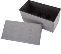 30 Inch Collapsible Storage Ottoman Bench view 6