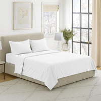 3-Piece Brushed Microfiber Twin Sheet Set, Purple view 75