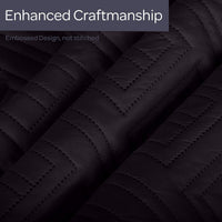 2-Piece Twin Quilt Set, Black. view 5