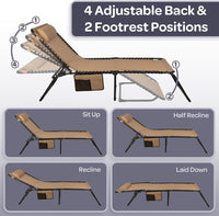 Folding Lounge Chair Outdoor Recliner view 3