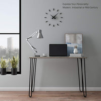 Desk with Hairpin Legs - Modern Industrial Style Home Decor view 4