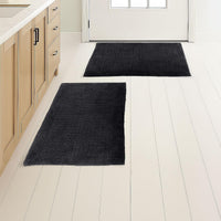 Bathroom Rugs - 2-Piece 2500GSM Cotton Bath Mat Set view 12