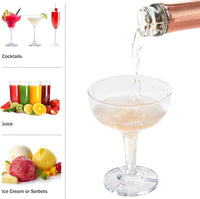 Plastic Champagne Glasses view 3