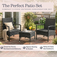 Gray Outdoor Patio Set view 2