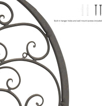 Wall Dcor Iron Metal Tree of Life Modern Wall Sculpture Art view 3