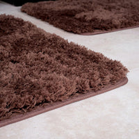 3-Piece Bathroom Rug Set, 1'8" x 2' (Rectangle & Round) view 8