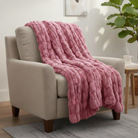 Oversized Ruched Faux Fur Blanket view 20