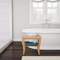 Shower Bench-Water Resistant Natural Eco-Friendly Bamboo view 5
