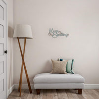 Metal Cutout - Keep Smiling Decorative Wall Sign view 4