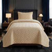 2-Piece Twin Quilt Set, Black. view 31