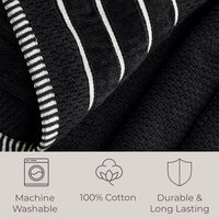 Luxury Cotton Towel Set, 27.5"x 53.5"x0.25" view 6