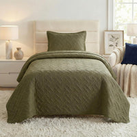 2-Piece Twin Quilt Set, Black. view 25