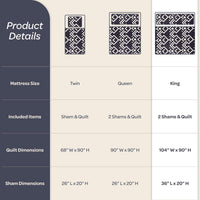 2-Piece Twin Quilt Set, Multicolor. view 31