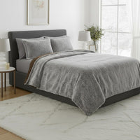 Faux Fur Comforter Set, 3 Piece Full/Queen Size view 2