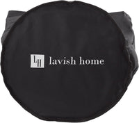 Large Collapsible Canvas Clothes Basket with Round Handles view 4