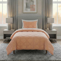 2PC Velvet Twin Quilt Set view 1