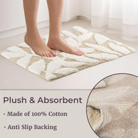 Bathroom Rug Set, Sage Green, 2-Piece-Set, 35"x22"/25"x18" view 8