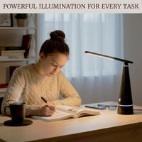 Contemporary LED Desk Lamp - Black view 2