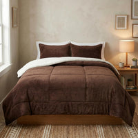 King Size Comforter Set, Chocolate view 6