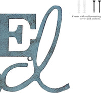 Life is Good' Wall Art, Teal Blue Distressed, 18.2"x14.6" view 2