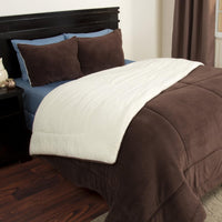 King Size Comforter Set, Chocolate view 2