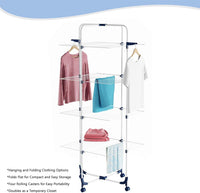 Clothes Drying Rack - 4-Tiered Laundry Station view 3