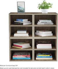 Stackable Cube End Table, Single view 3