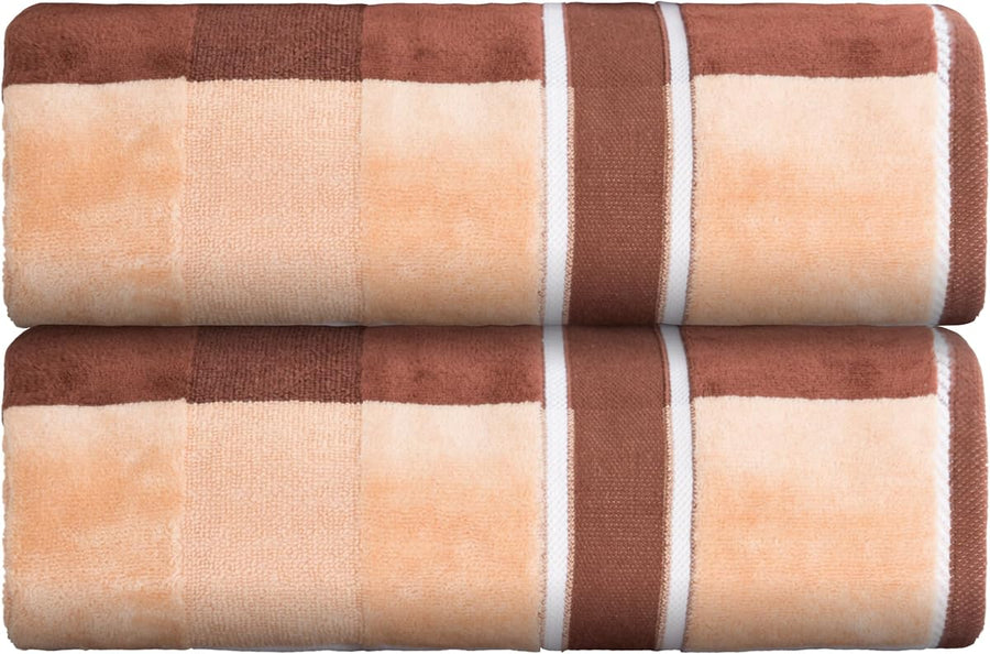 2-Piece Towel Set - 35x70in Extra Large Bath Towels &mdash; Lavish Home