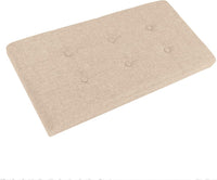 Folding Storage Ottoman - Tufted Footrest, Linen Chest view 12