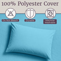 3-Piece Brushed Microfiber Twin Sheet Set, Purple view 23