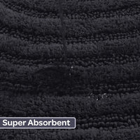 Bathroom Rugs - 2-Piece Woven 1560GSM Cotton Bath Mat Set view 23