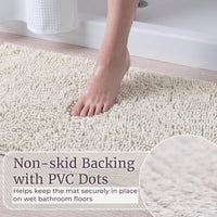 Bath Mat, White, 58" x 24" view 4