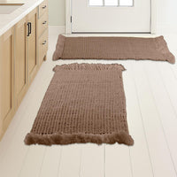 Bathroom Rugs - 2-Piece Waffle Bath Mat Set for Boho Bathroom view 7