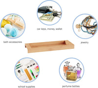 Bamboo Bathroom Tray Set view 3