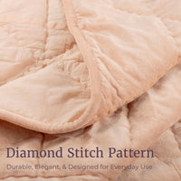 2PC Velvet Twin Quilt Set view 4