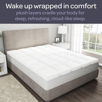 Down Mattress Topper - Full 2-Inch 100% Duck Feather Gusset view 5