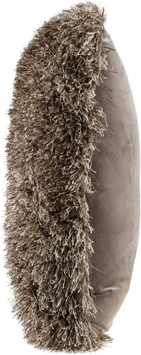 Oversized Floor or Throw Pillow Square Luxury Plush, Mocha view 3