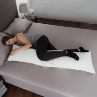 Charcoal Infused Memory Foam Body Pillow - for Side, Stomach view 3
