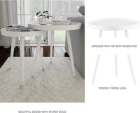 Nesting Side Tables - Set of 2 Round End Tables for Living view 2