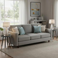 Round End Table, White, 17" x 22" view 29