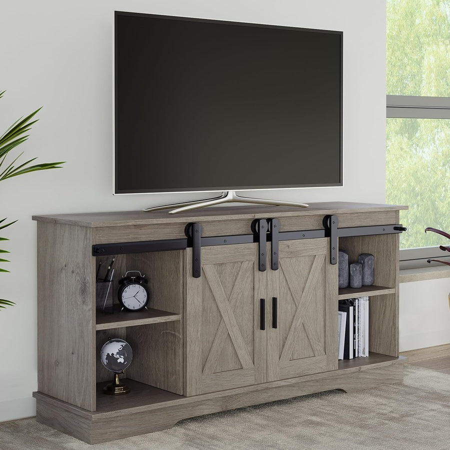 TV Stand - Entertainment Center with Media Console Shelves &mdash; Lavish Home