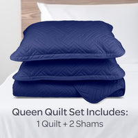 2-Piece Twin Quilt Set, Black. view 38