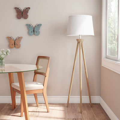 Tripod Floor Lamp - Mid-Century Modern Décor Light with LED