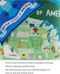 United States 3 Piece Quilt Set view 3