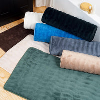 Microfiber Memory Foam Bathmat, Platinum view 5