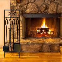 5-Piece Fireplace Tools Set - Fire Tools for Fire Places view 2