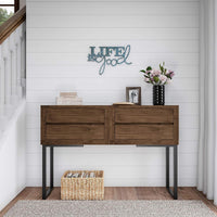 Life is Good' Wall Art, Teal Blue Distressed, 18.2"x14.6" view 5