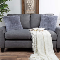 2-Pack Decorative Pillows, 18 x 18, Gray view 4