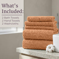 6PC Jacquard Towel Set view 5