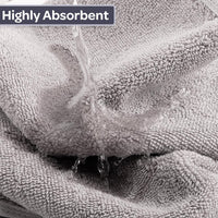 6 Piece Bathroom Towels Set, 28"x54.5"x0.25" view 45